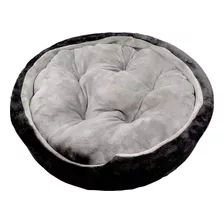 Cama Para Perros Redonda 50 Cm - Tela Piel Conejo Lavable