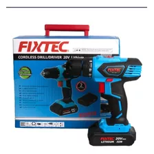 Taladro Atornillador Fixtec 20 V Con 2 Baterias De Lithium 