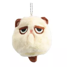 Llavero De Peluche - Gato Gruñon - Modelo 2