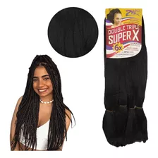 Cabelo Jumbo Jumbão Super X Tranças Kanekalon Box Braid 400g