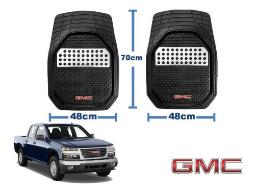 Tapetes 4pz Charola 3d Logo Gmc Canyon Sonoma 2004 A 2012 Foto 2