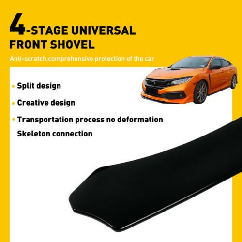 Universal Front Bumper Lip Body Kit Splitter Spoiler Lip  Mb Foto 5