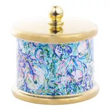 Lilly Pulitzer Soporte Para Anillos Con Tapa, Plato Decorati