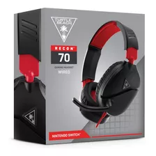 Audífono Gamer Turtle Beach Recon 70 Ps4 Xbox Pc Rojo