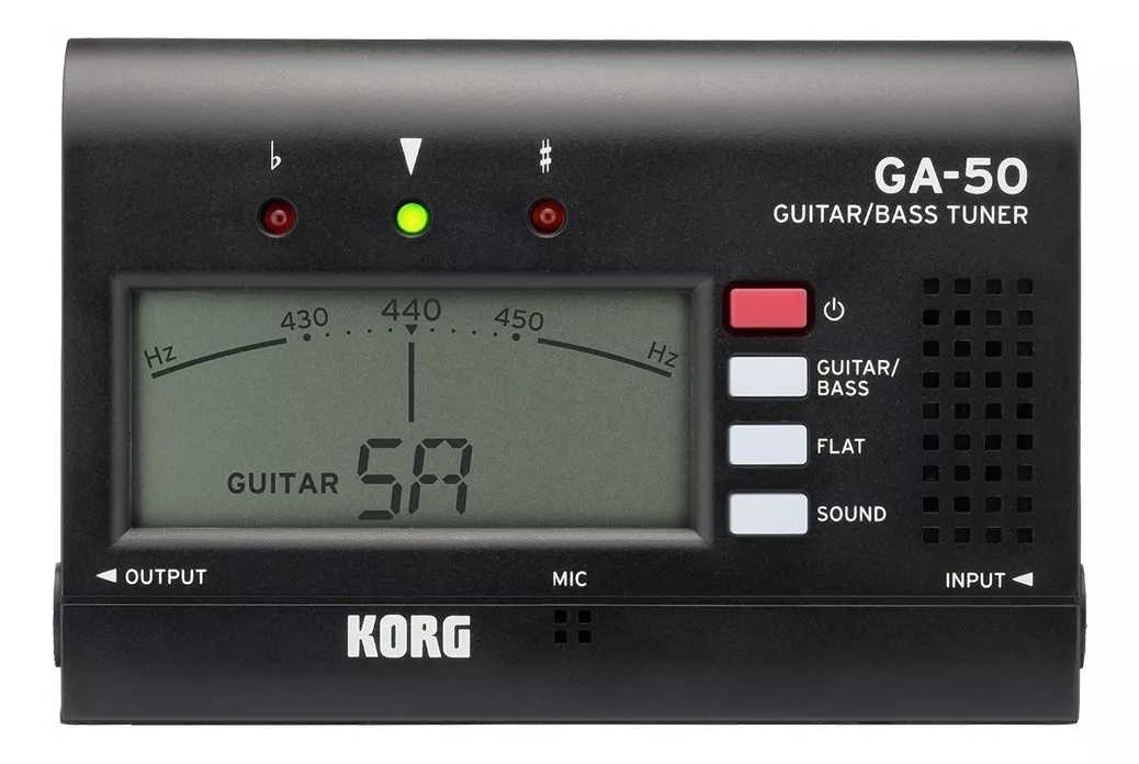 Afinador Korg Ga-50 Compacto P/ Guitarra Baixo Violão