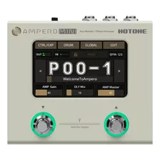 Pedaleira Guitarra Hotone Mp50 Ampero Mini Amp Modeler Cor Branco