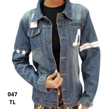 Chaqueta Jeans Talla Grande Dama L