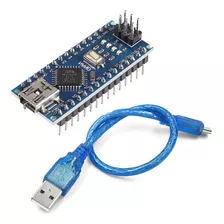 Nano Placa Compatible Con Arduino + Cable Usb