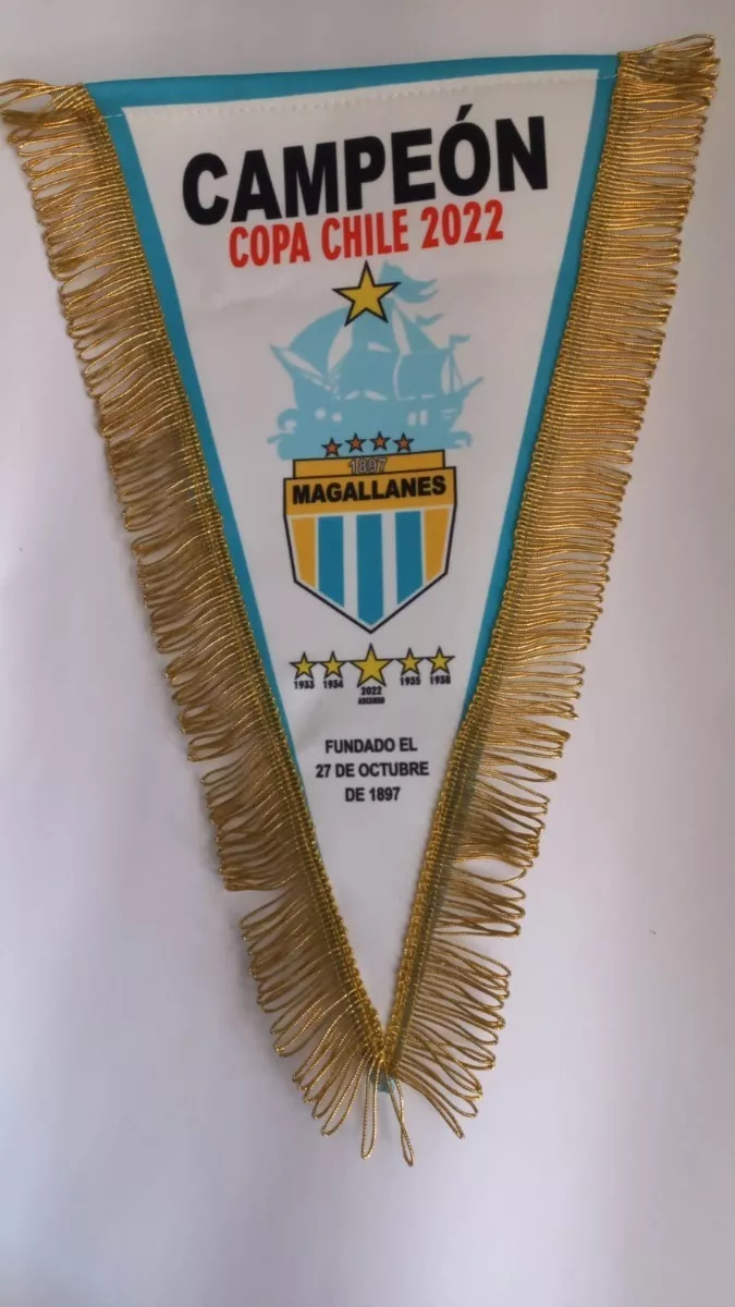 Banderín Magallanes 20x35 Campeón