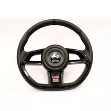 Volante Esportivo Gti Preto 37cm Caminhão Iveco Eurotech