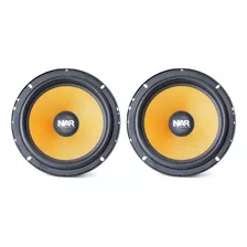 Par De Mid Bass Nar Audio Vivace 6,5'' 65mbv 60w Rms 4 Ohms Cor Preto/amarelo