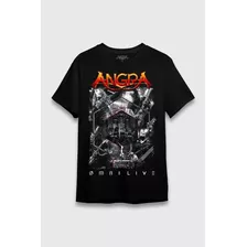 Camiseta Angra Plus Size Xxg Adulto Omni Live Oficial Of0032