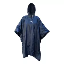 Poncho Para Lluvia Iguazu Azul 100x130cms Con Capucha