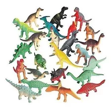 Mini Dinosaurios Divertidos De Vinilo Express - 72 Unidades
