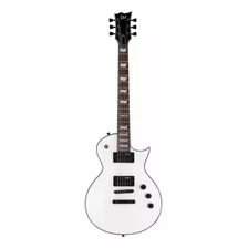 Guitarra Elétrica Ltd Ec Series Ec-256 De Mogno Snow White Com Diapasão De Jatobá Assado