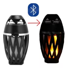 Altavoz Bluetooth Inalámbrico Portátil Led Flame Light