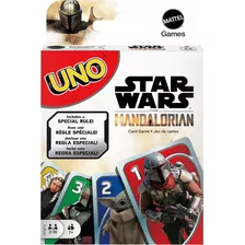 Uno Juego De Cartas Mandalorian Star Wars Mattel Original