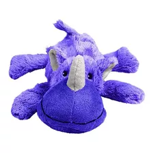 Kong Peluche Cozie Rosie Rhinno Medium Juguete Perro- Color Violeta Diseño Rinoceronte