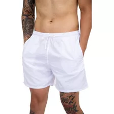 Bermuda Short Praia Liso Masculino Mauricinho Várias Cores