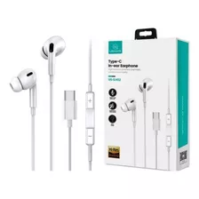 Auriculares Tipo-c Usams Blancos In-ear Con Microfono 