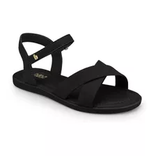 Sandália Infantil Feminino Bibi Soft Flat Preto