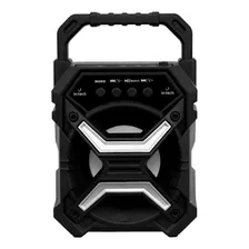 Caixa Som Amplificada Bluetooth Rádio Fm Usb Toca Música Mp3 Cor Prata 110v/220v