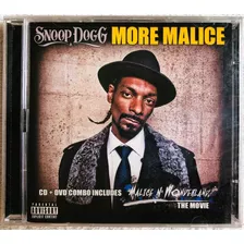 Box Lacrado Importad Cd + Dvd Snoop Dogg More Malice Raridad