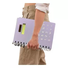 Libreta Cuaderno Cuadro Chico Con Calculadora