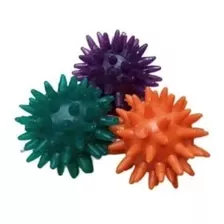 Pelota De Estimulación Con Pinches 6cm Maciza Fitness