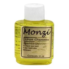 Limpdor Folheado Monzi 35 Ml C/1 Flanela Magica P/semijoia