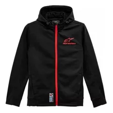 Jm Campera Casual Moto Alpinestars Zone Jacket Negra Roja