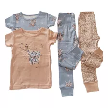 Pijamas Importado Carters Original Kit 4 Peças Menina Menino