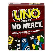 Juego De Cartas Uno Show Em No Mercy Para Niños, Adultos Y F