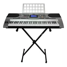 Teclado Musical Arranj 61 Teclas Hk-935 Midi- Usb- Sens+ Sup