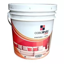 Látex Interior Exterior 18l Pintura Al Agua Blanca Casalinda