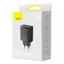 Carregador Turbo Triplo 2 Usb + 1 Tipo C 30w Pd