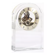 Reloj De Cristal Decoracion De Mesa Analogico Premium Brim