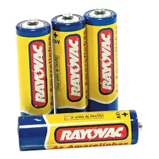 Pilhas Zinco Rayovac Aa Pequena 16 Pilhas