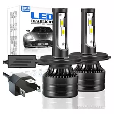 Kit Foco Led 28000lm 9003 H4 Luces Altas Y Bajas