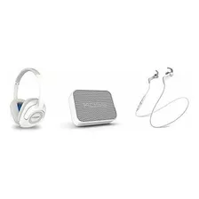 Paquete Bluetooth Inalámbrico Koss, Color Blanco, Audífonoe