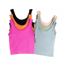 Paquete 2 Blusas De Tirantes Básica Deportiva O Casual