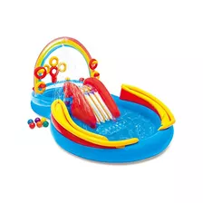 Rainbow Anillo Inflable Center, 117 X 76 X 53 , Jugar Por