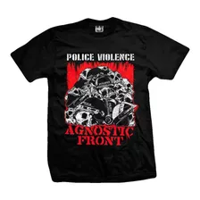 Remera Agnostic Front Police Violence 