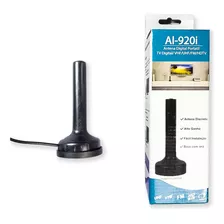 Antena Digital Indusat Al-920i Tv Vhf Uhf Hdtv Rádio Fm Mini