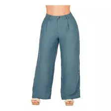 Pantalon Casual Mujer Teal 903-11