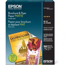 Papel Para Folletos Y Volantes Epson Mate A Doble Cara (s042