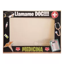 Marco Selfie Medicina Doctor Egresados 100x70 Personalizado