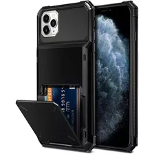 Funda Para iPhone 11 Pro - Negra Con Tarjetero