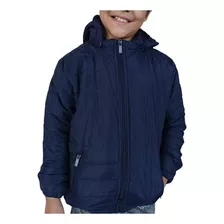 Jaqueta Masculina Infantil Bobojaco De Nylon Com Capuz Frio