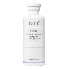 Shampoo Keune Absolute Volume Care 300ml Para Cabelos Finos